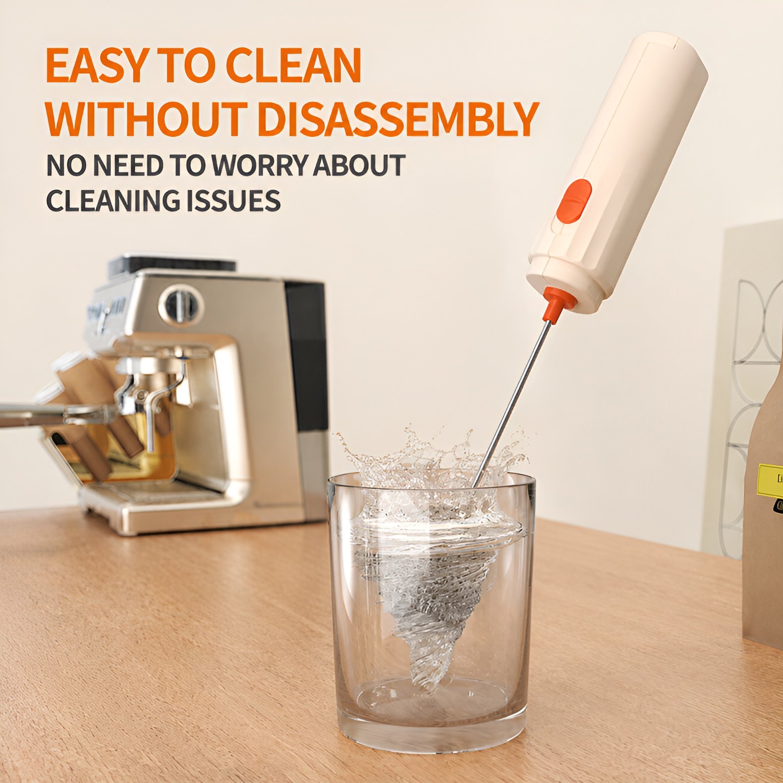 New electric coffee frother/milk frother/stirrer for home use, hands-free milk frother/stirrer.