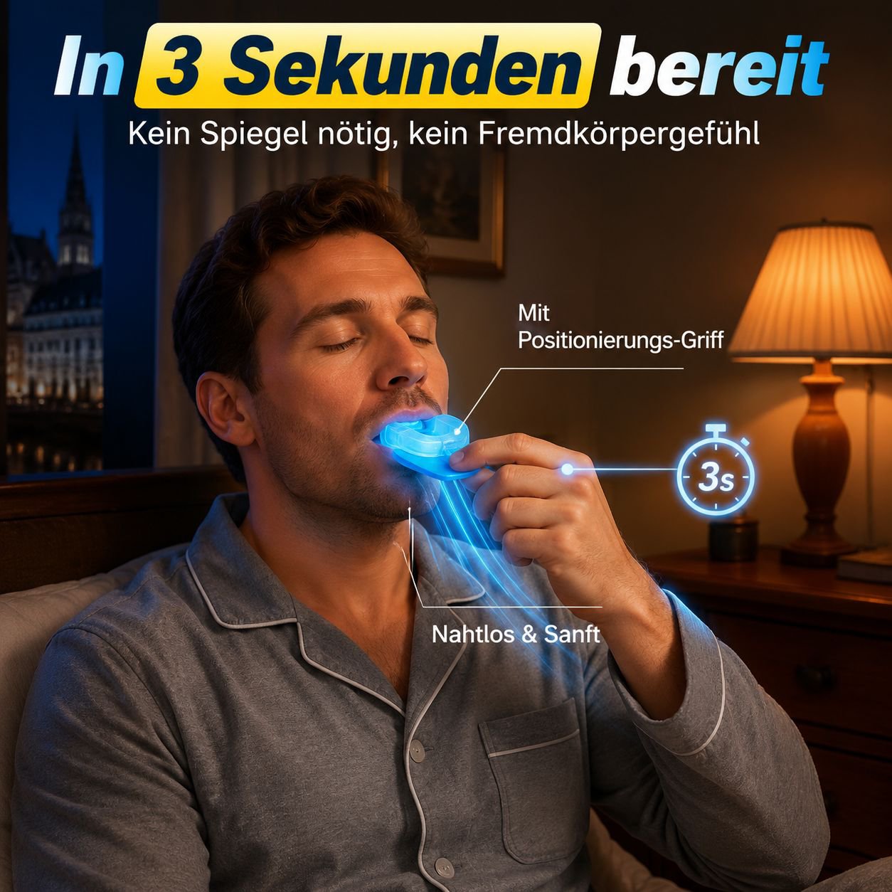 1+1 Anti-Zähneknirschen Mundschutz Set