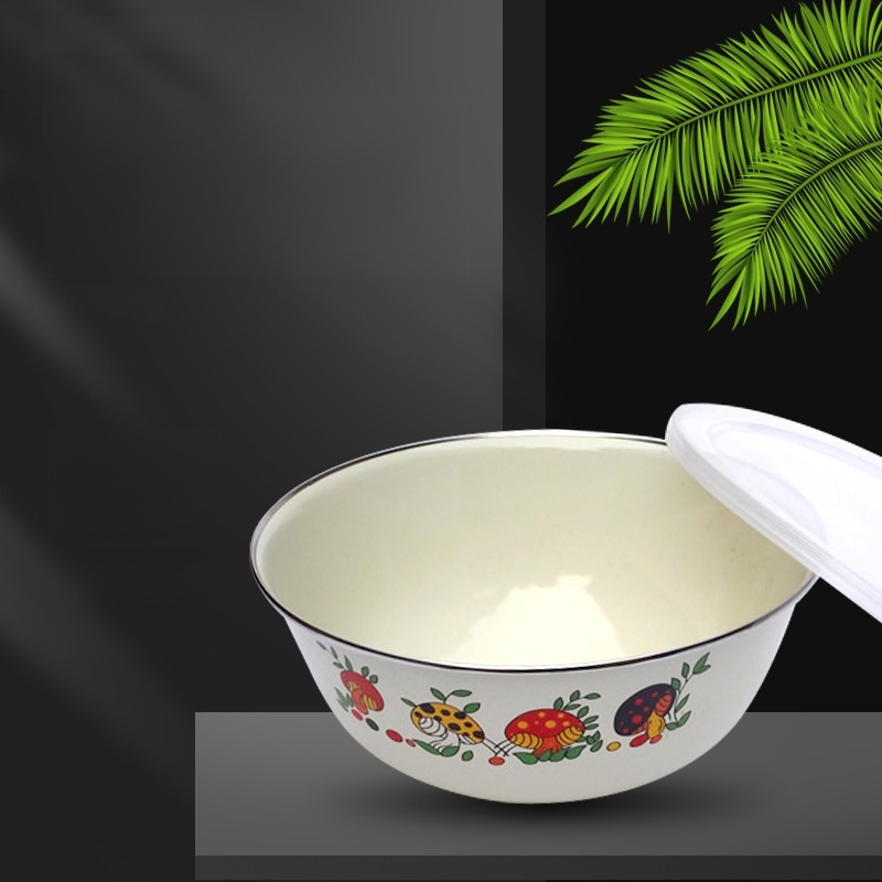 厚手のホーローラーメン丼