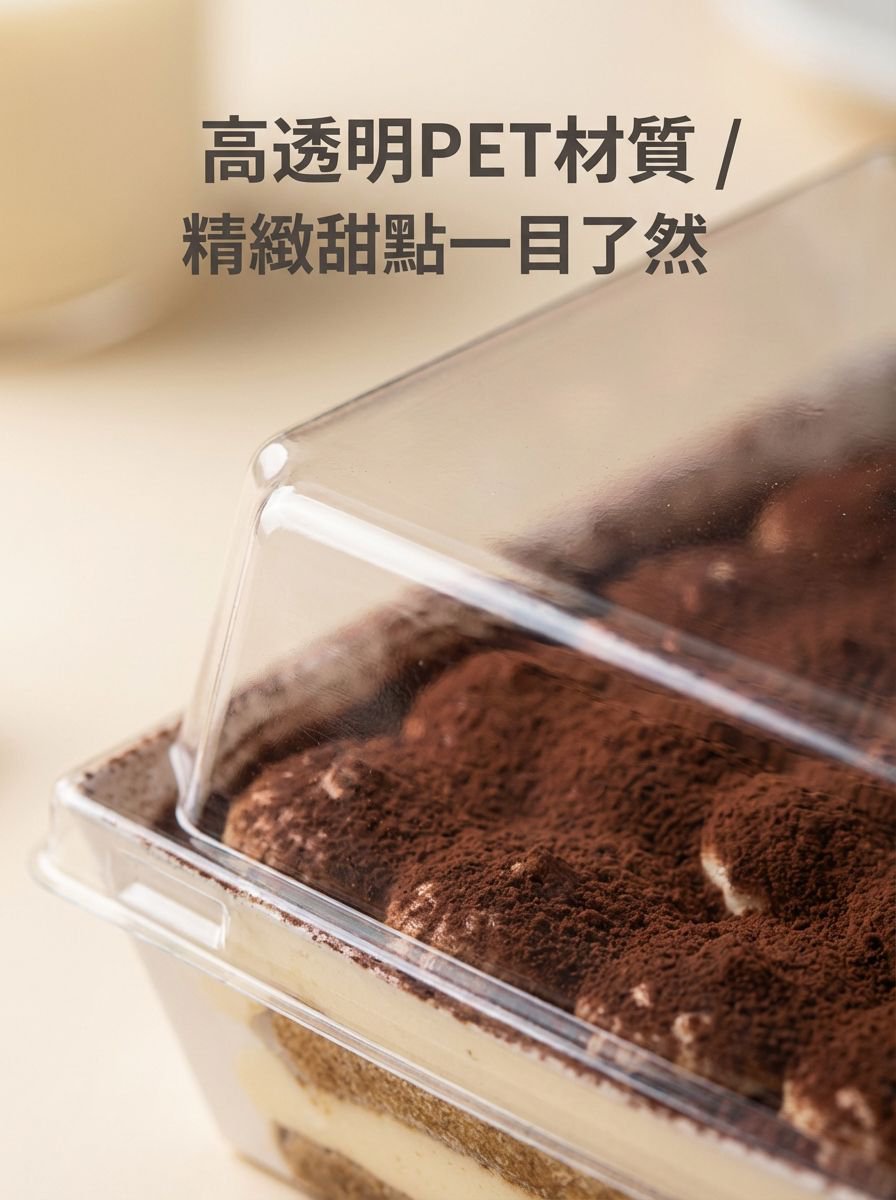 高質感透明麵包包裝盒