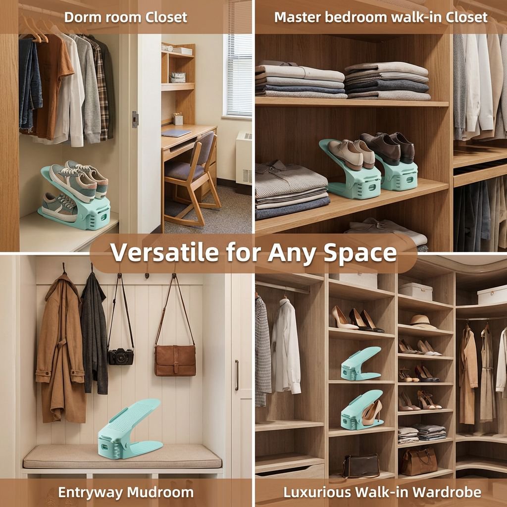 Neuer verstellbarer Schuhschrank und Schuhregal