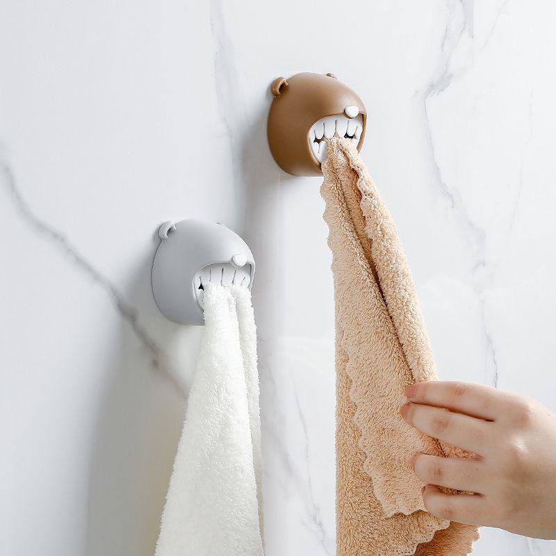 No-Drill Towel Rack