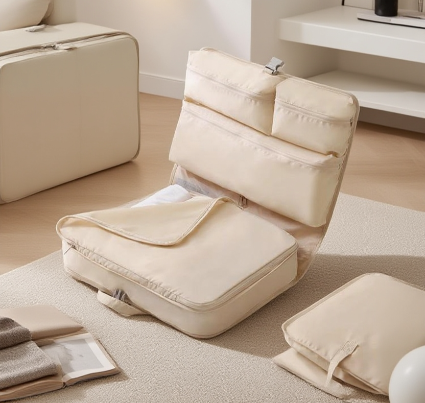 압축 여행 의류 수납 가방 전체 모습