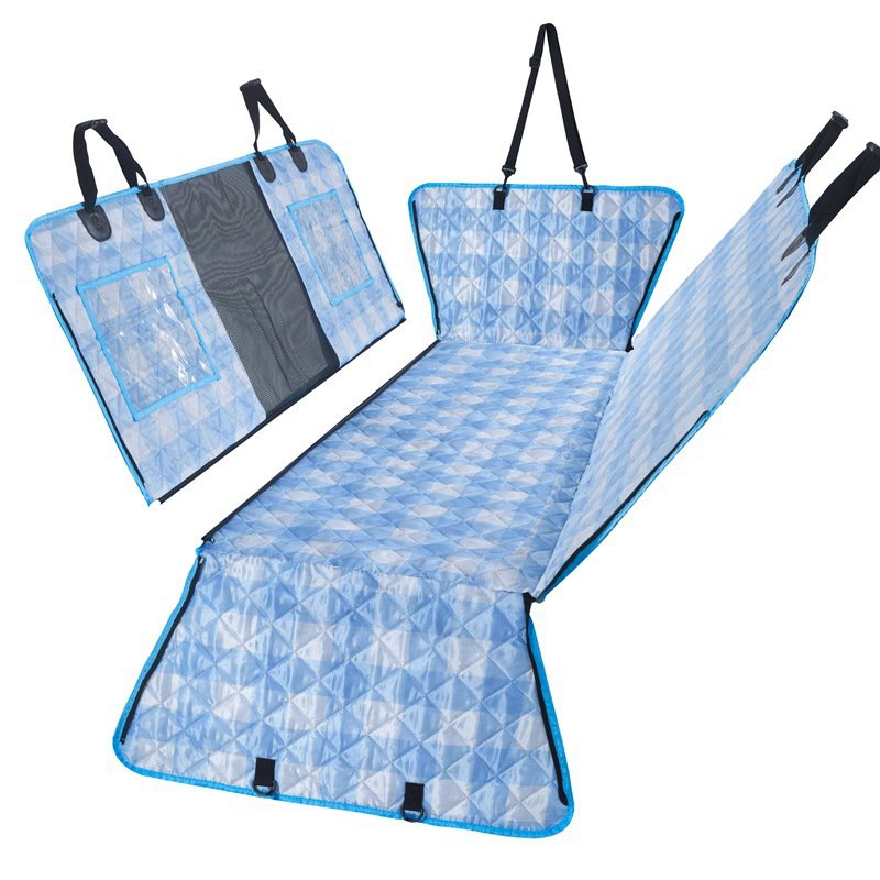 Pet car checkered mat