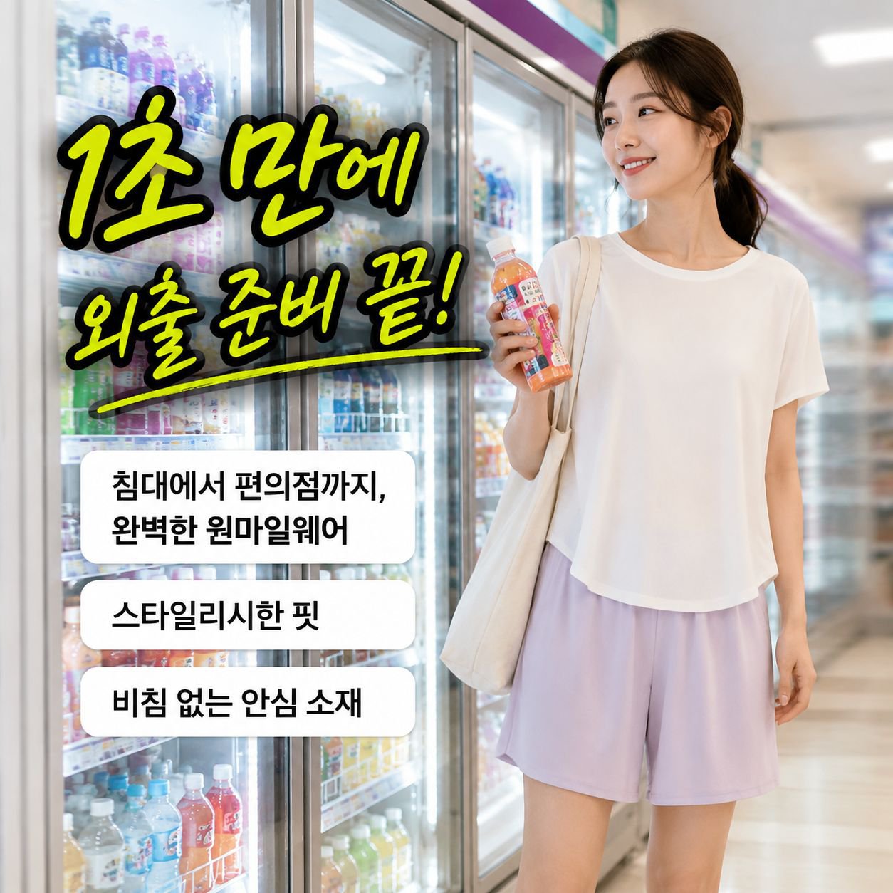 쿨감 수면복 반팔 반바지 세트