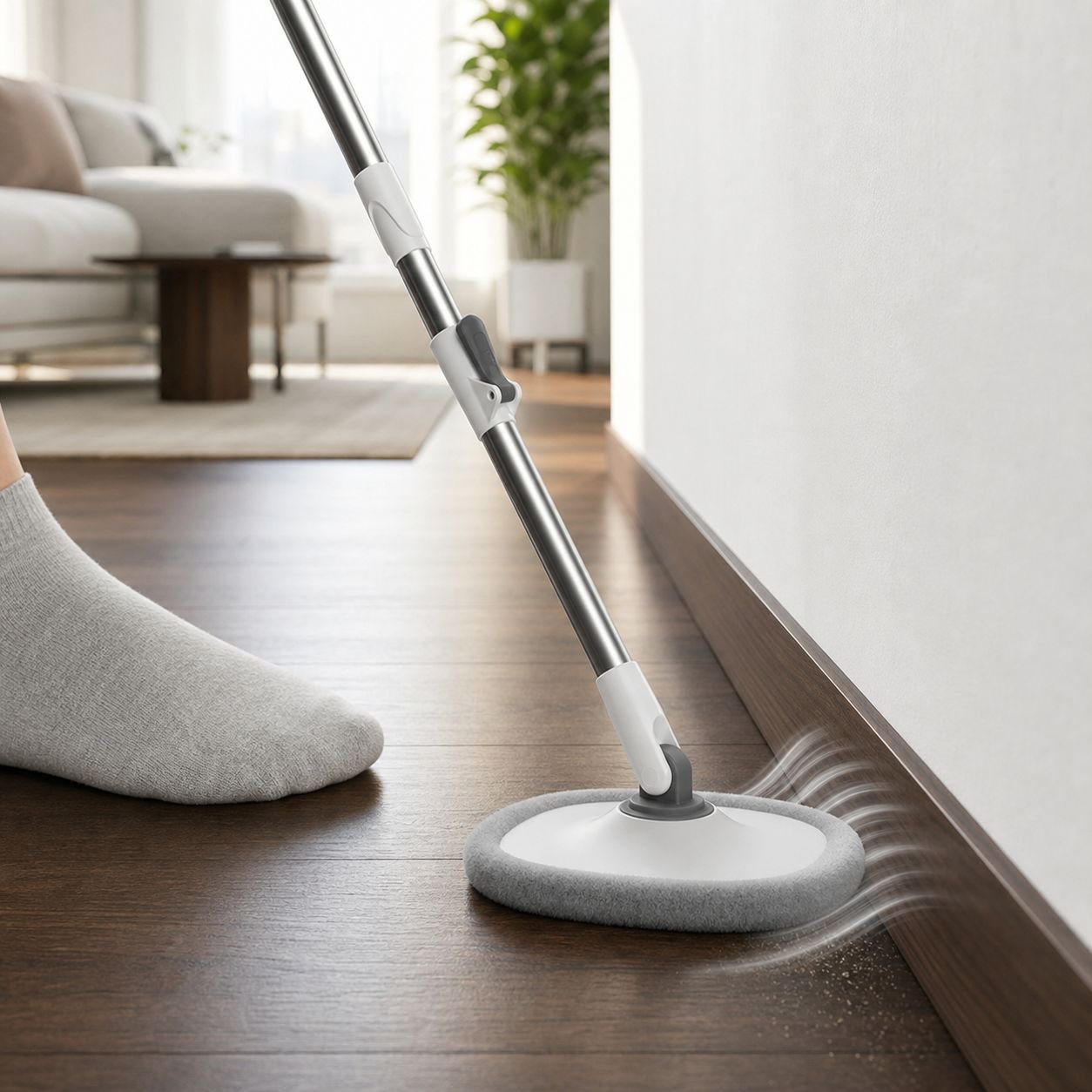 Modernes Haushaltsmopp-Set mit Eimer