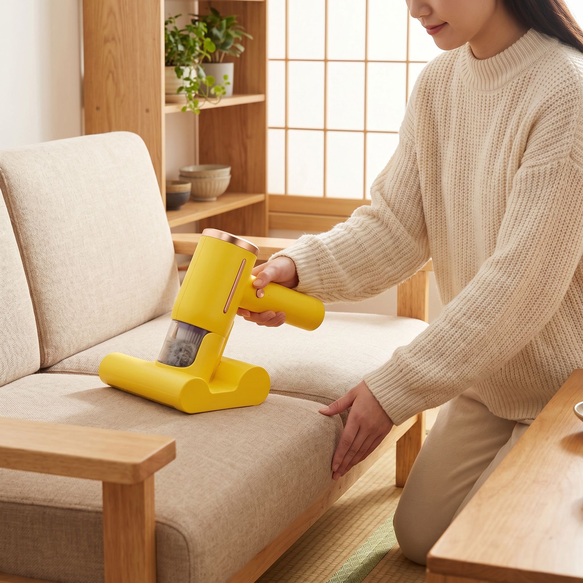 ハンディワイヤレスベッド専用ダニ取り掃除機