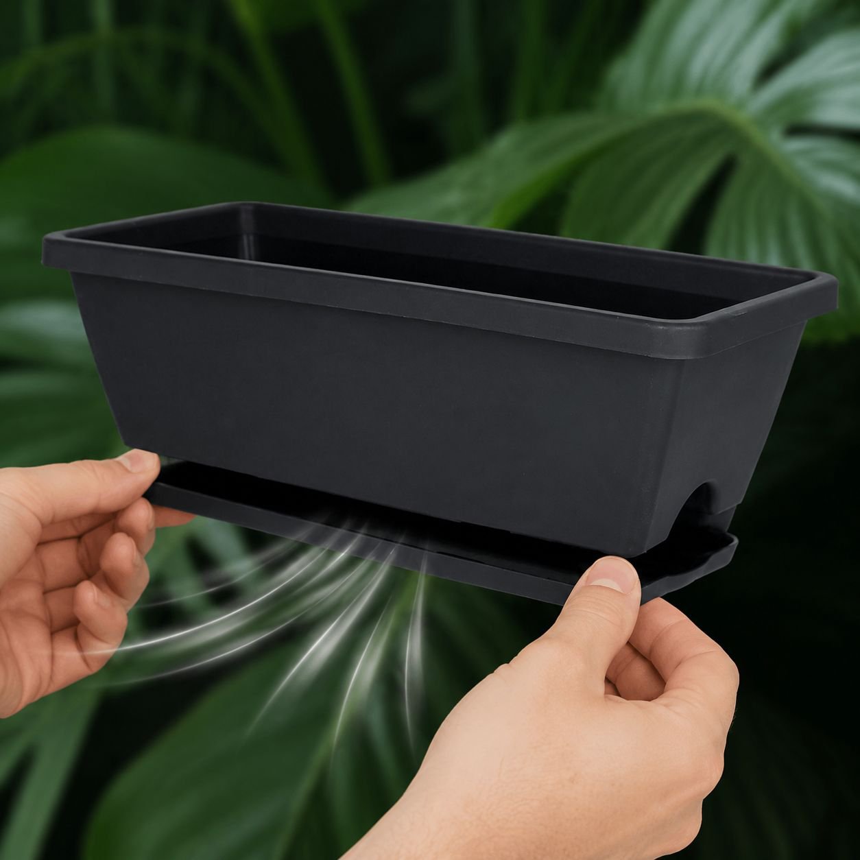 Household Wide-Mouth Vegetable Flower Pots Various Sizes Wide Application