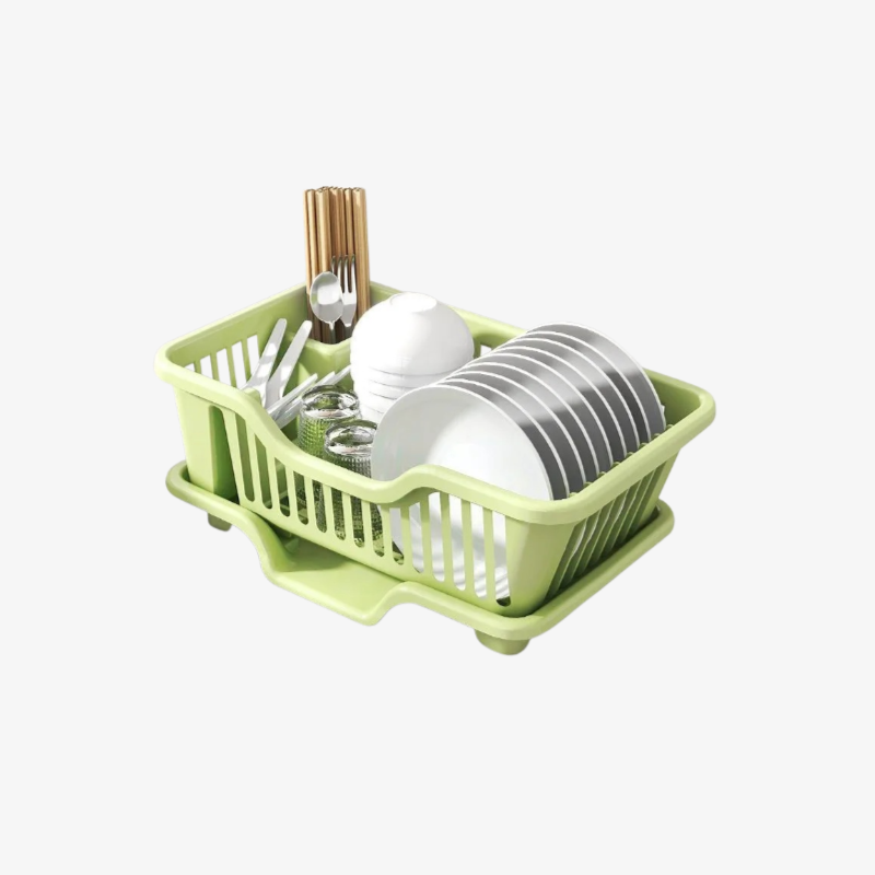 여과 기능으로 위생적인 그릇 선반