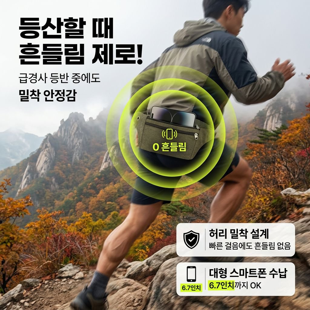 아웃도어 스포츠 남성 캔버스 허리 가방, 러닝, 등산, 공사장, 노점용