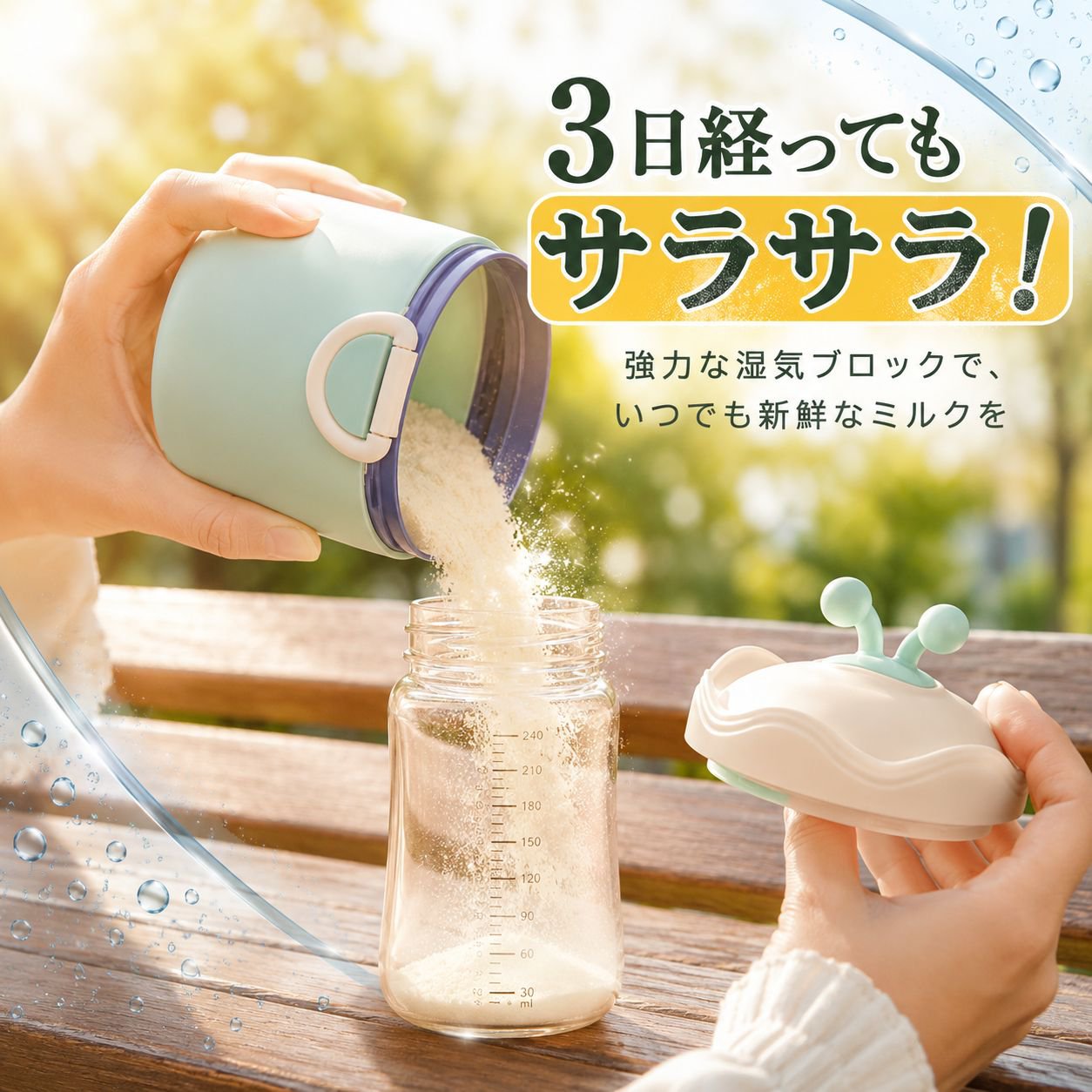 補助食品貯蔵タンク