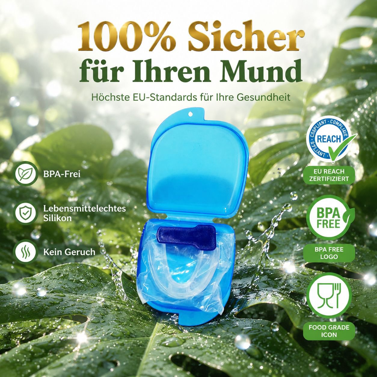 1+1 Anti-Zähneknirschen Mundschutz Set