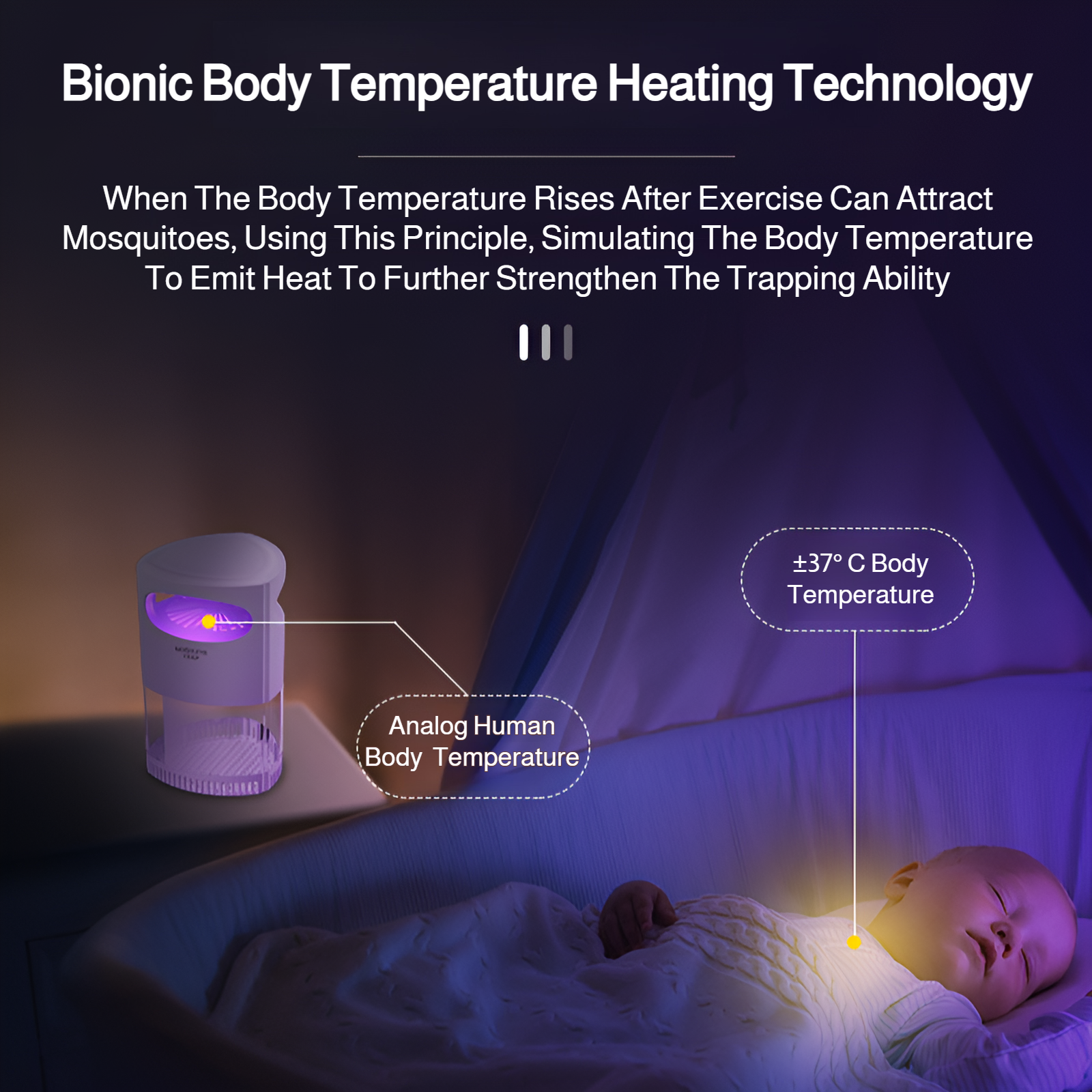 New household electric shock mosquito killer photocatalyst mosquito repellent lamp creative mosquito