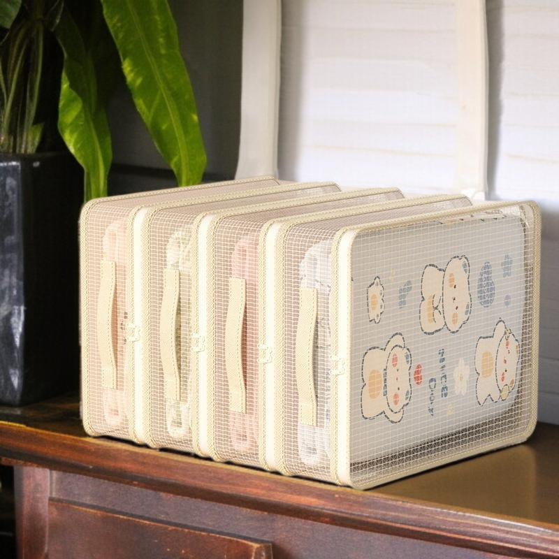 망사 칸막이로 구분된 내부 수납 공간 상세 이미지