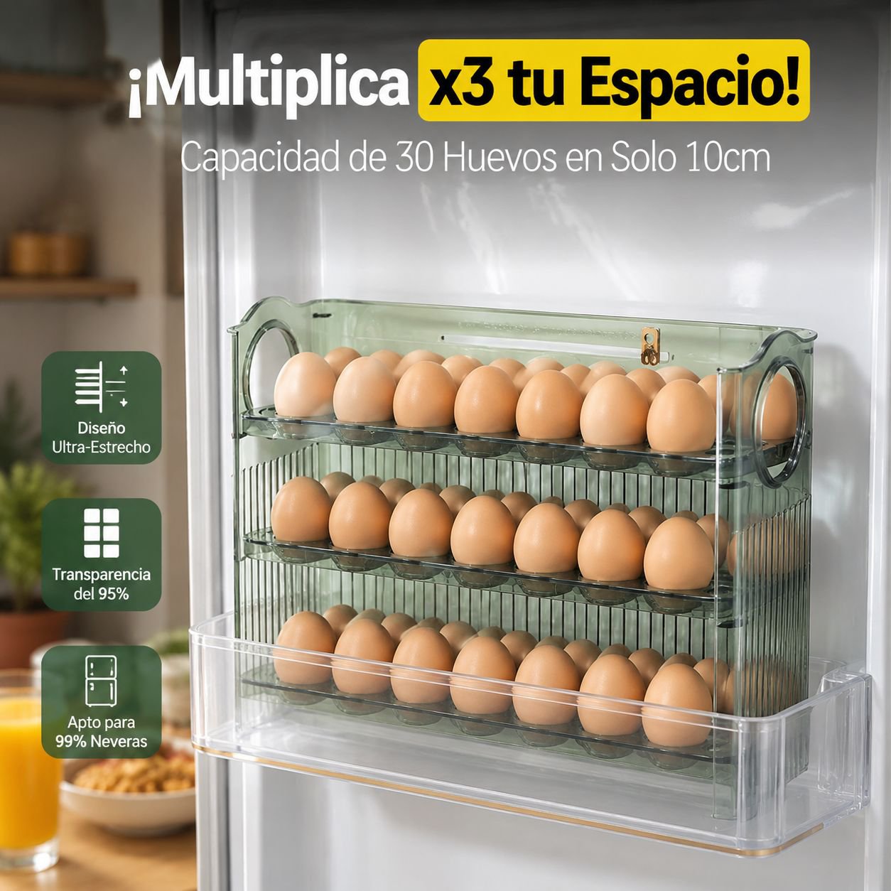  dispensador automático, estante organizador de cocina