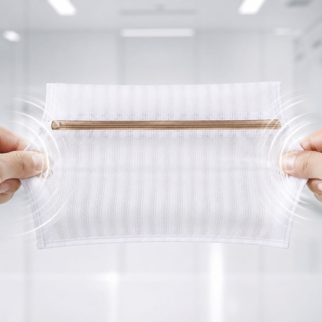 Anti-deformation laundry bag holding sweaters