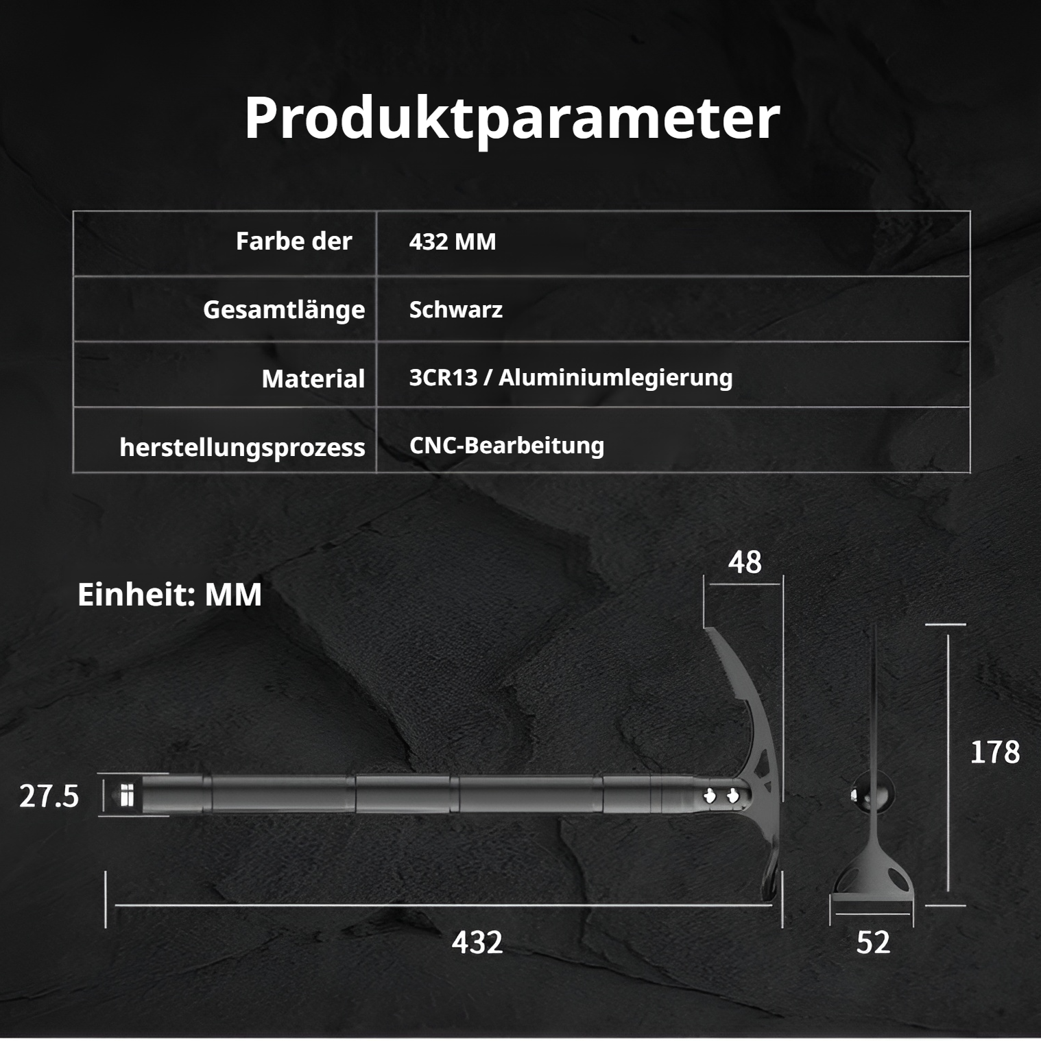 Multifunktionaler Outdoor-Eispickel