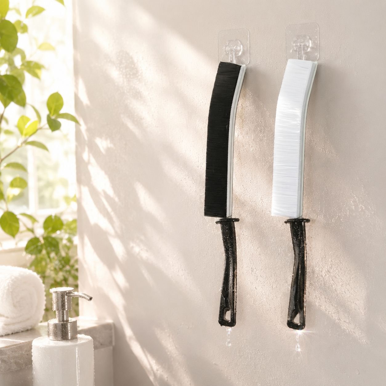 Nylon-Filament-Gitter- und Spaltreinigungsbürste mit Rolle
