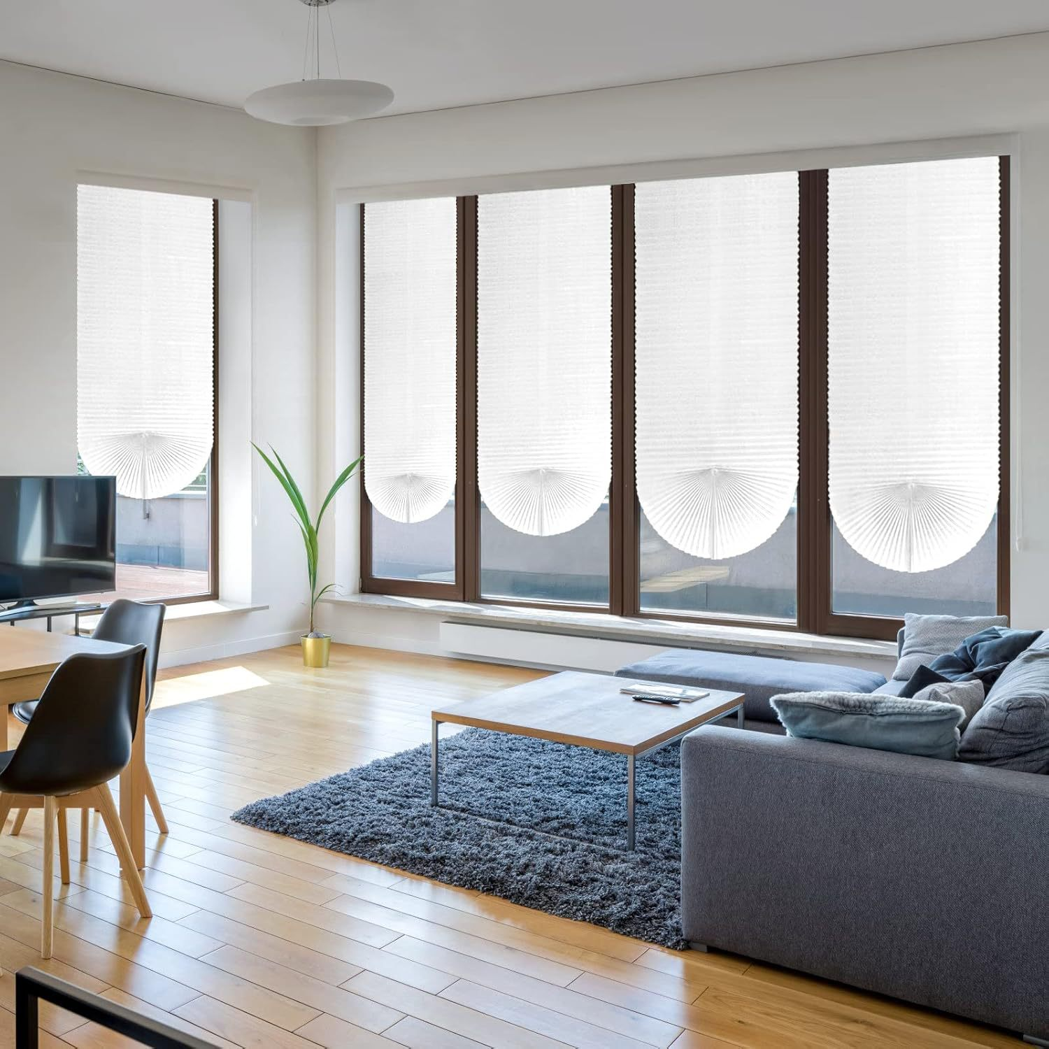 Simple non-woven pleated Venetian blinds