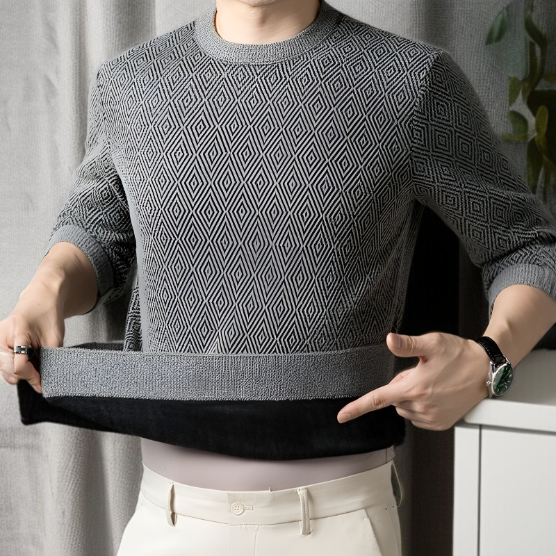 겨울용 남자 자카드 니트 레깅스