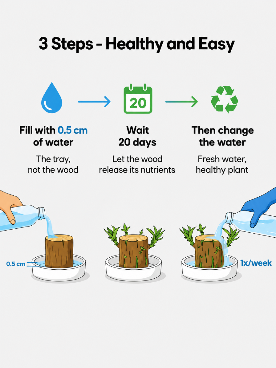 Eco-friendly ornament displayed as a natural home decoration