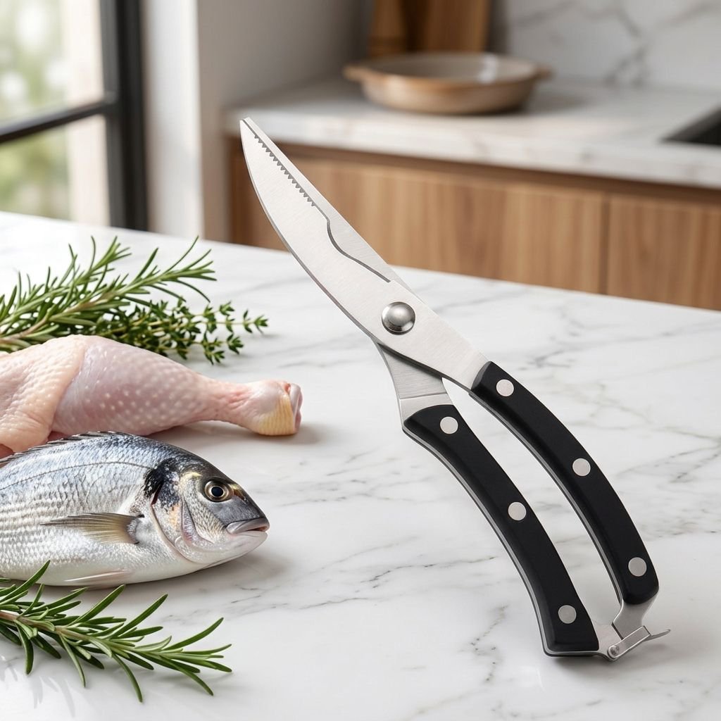 Stainless steel chicken bone scissors for kitchen
