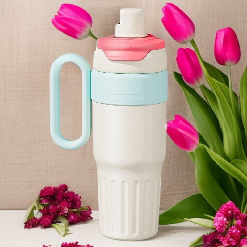 대용량 더블 진공 텀블러 학생용 휴대용 디자인