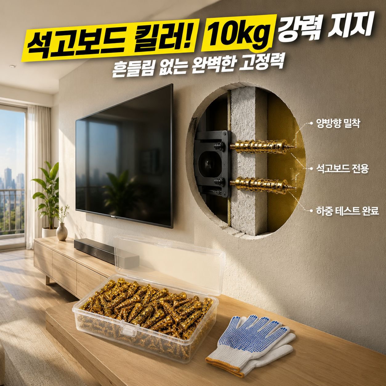 단 팽창 나사 세트
