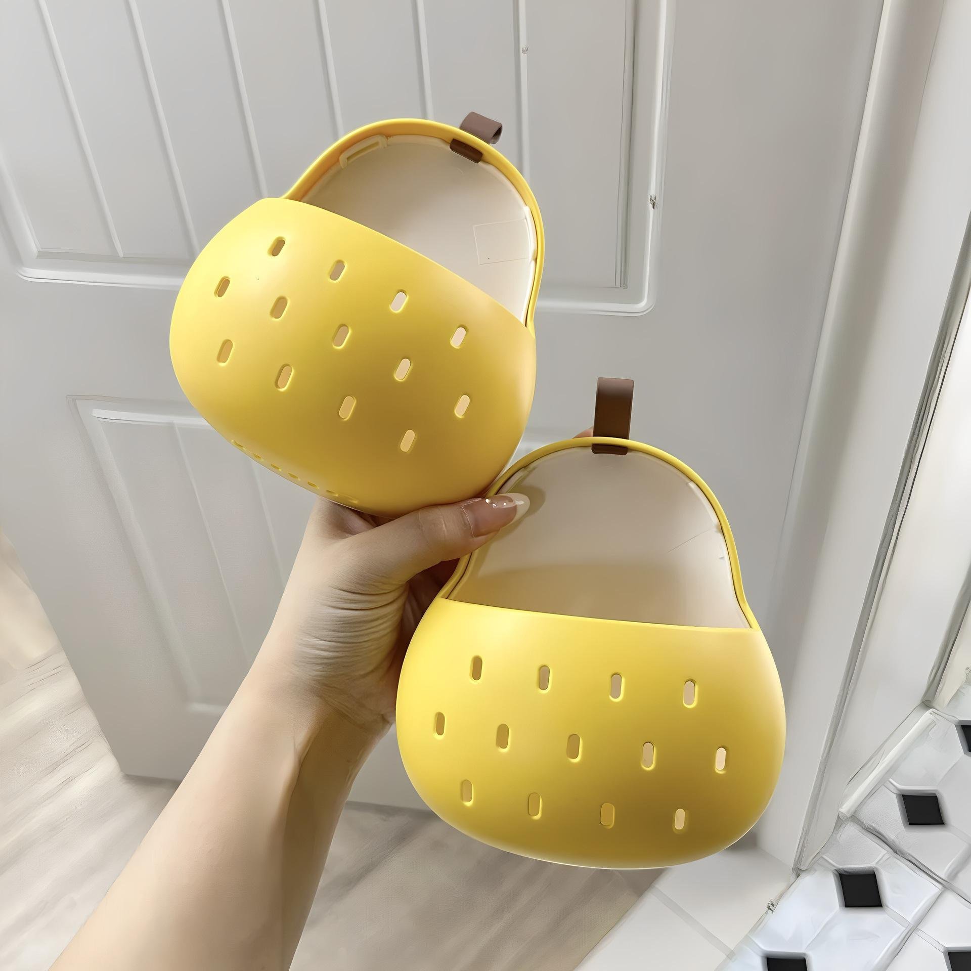 Qiuyue Pear Storage Box Household Multifunctional Kitchen Chopstick Storage Drain Basket Magnetic Ab