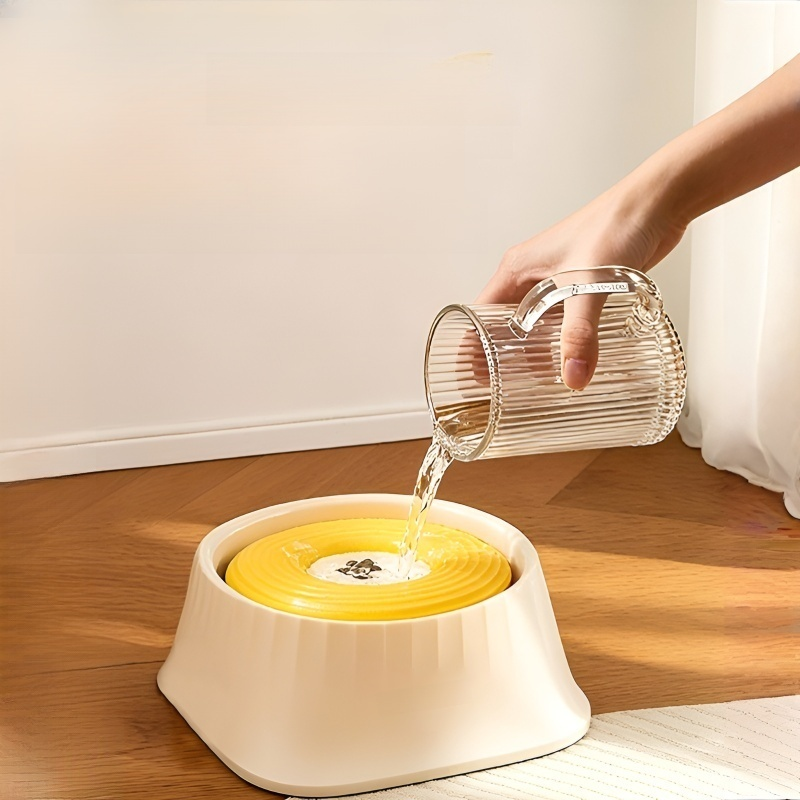 물튀김 방지, 젖은 입 방지, 부유식 반려동물 밥그릇