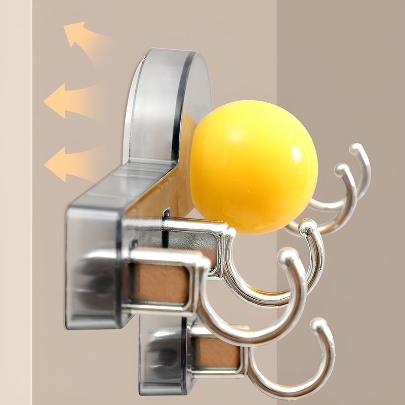 Non perforated suction cup long row hook