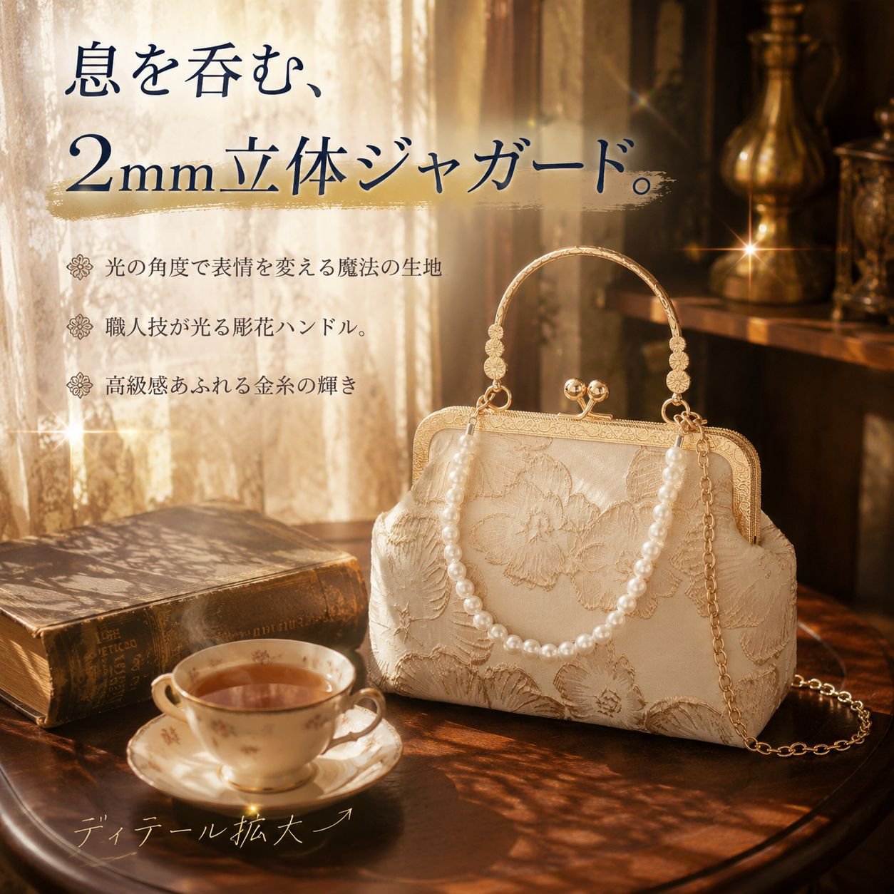 チャイナドレス風バッグ、さまざまなシーンにぴったり