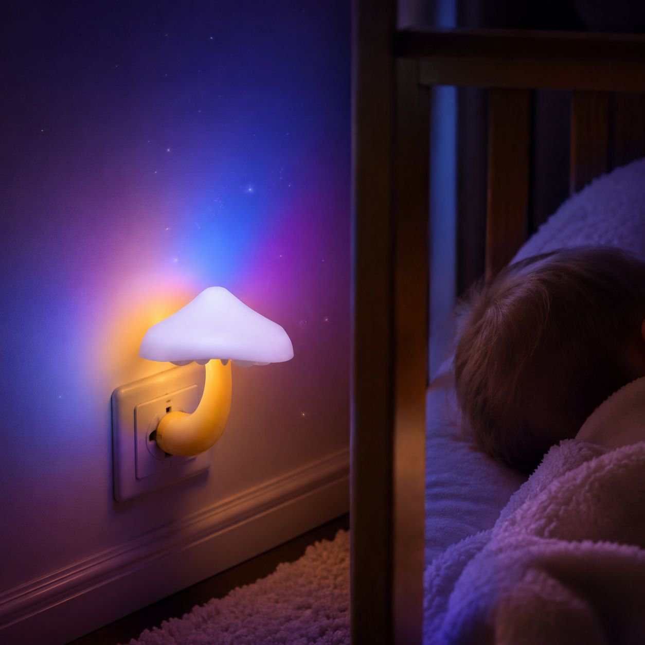 Mushroom Shaped LED Night Light