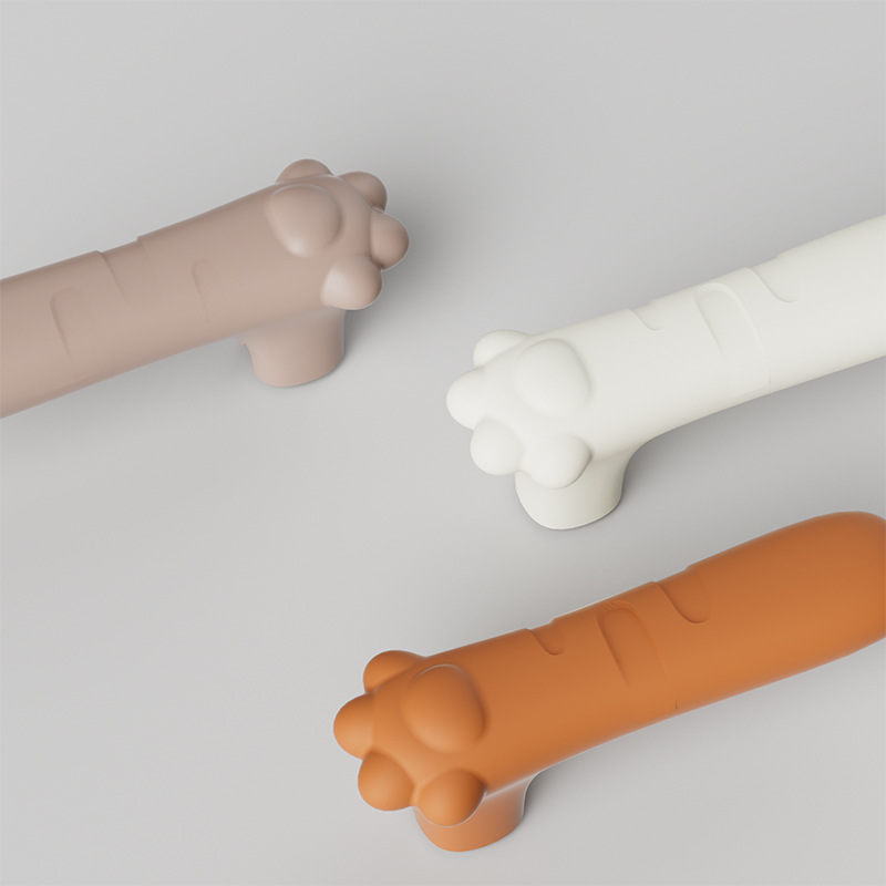 Cubierta de silicona para manija de puerta, cojín protector anticolisión y antiestático para niños