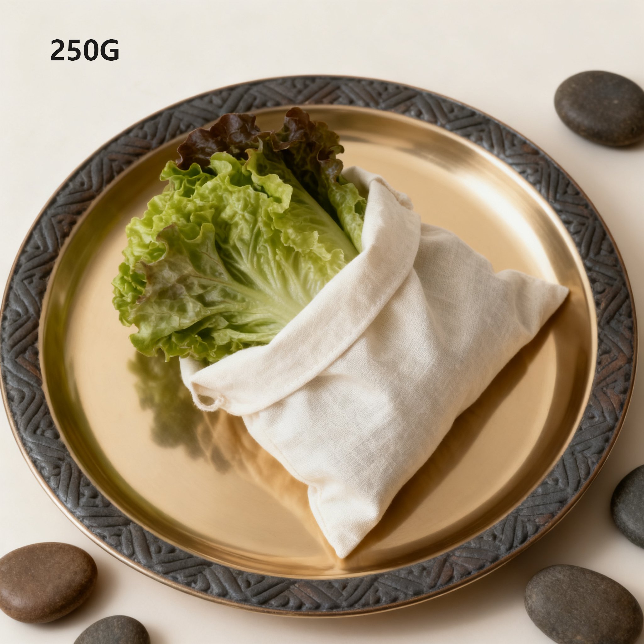 レタスのシャキシャキ食感が伝わる断面図