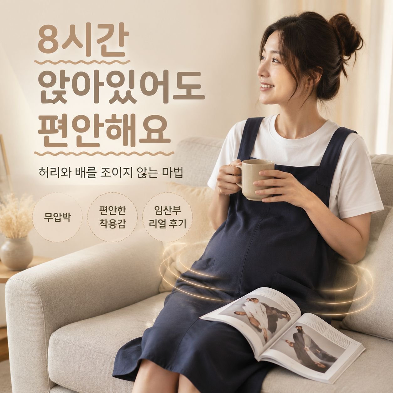 빅걸스토리 빅사이즈 멜빵 포켓 롱원피스