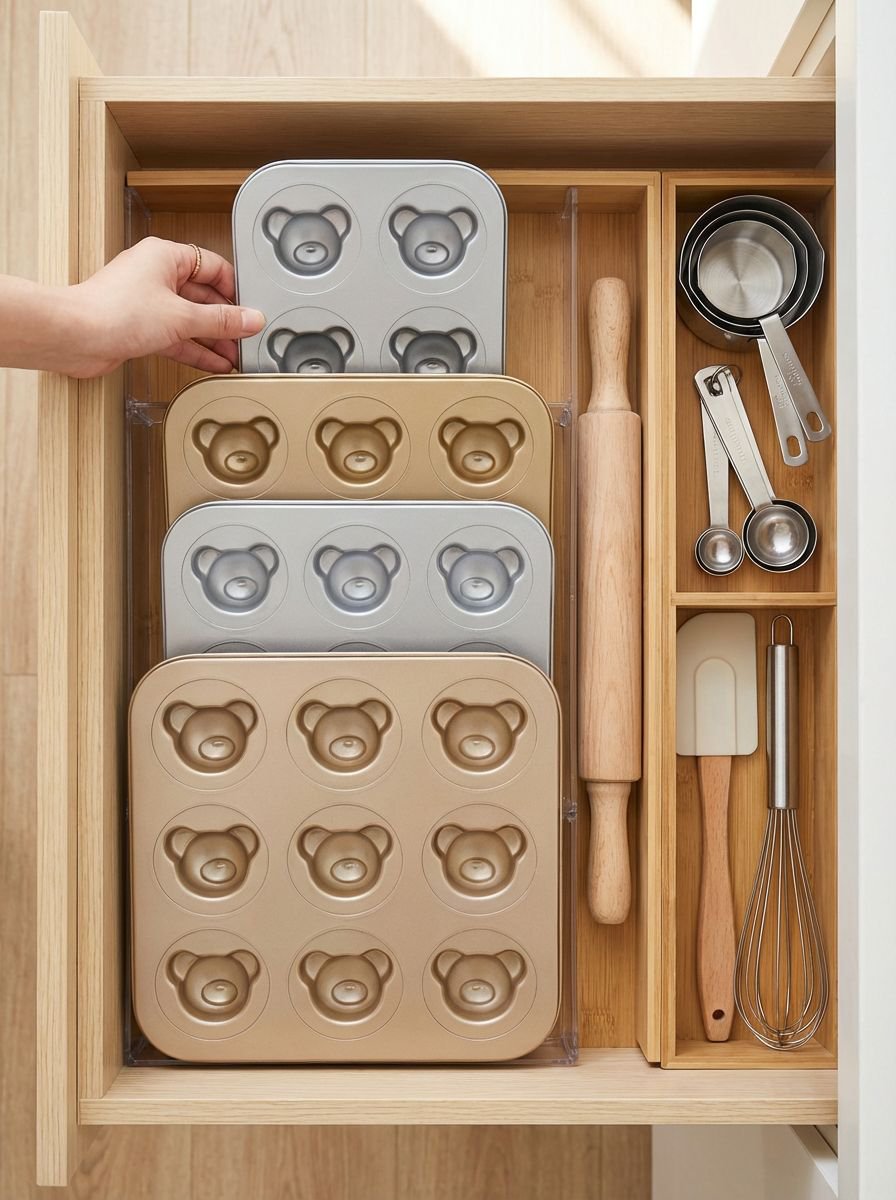 3D bear cake pan for creative baking projects