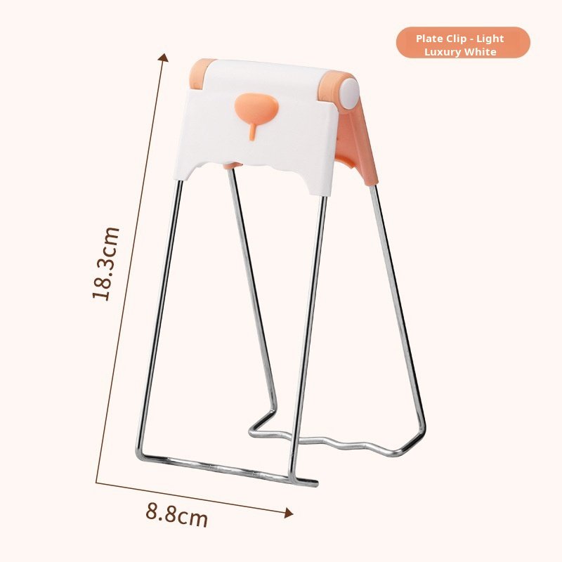 Three-Piece Stainless Steel Heat-Resistant Kitchen Gripper Set