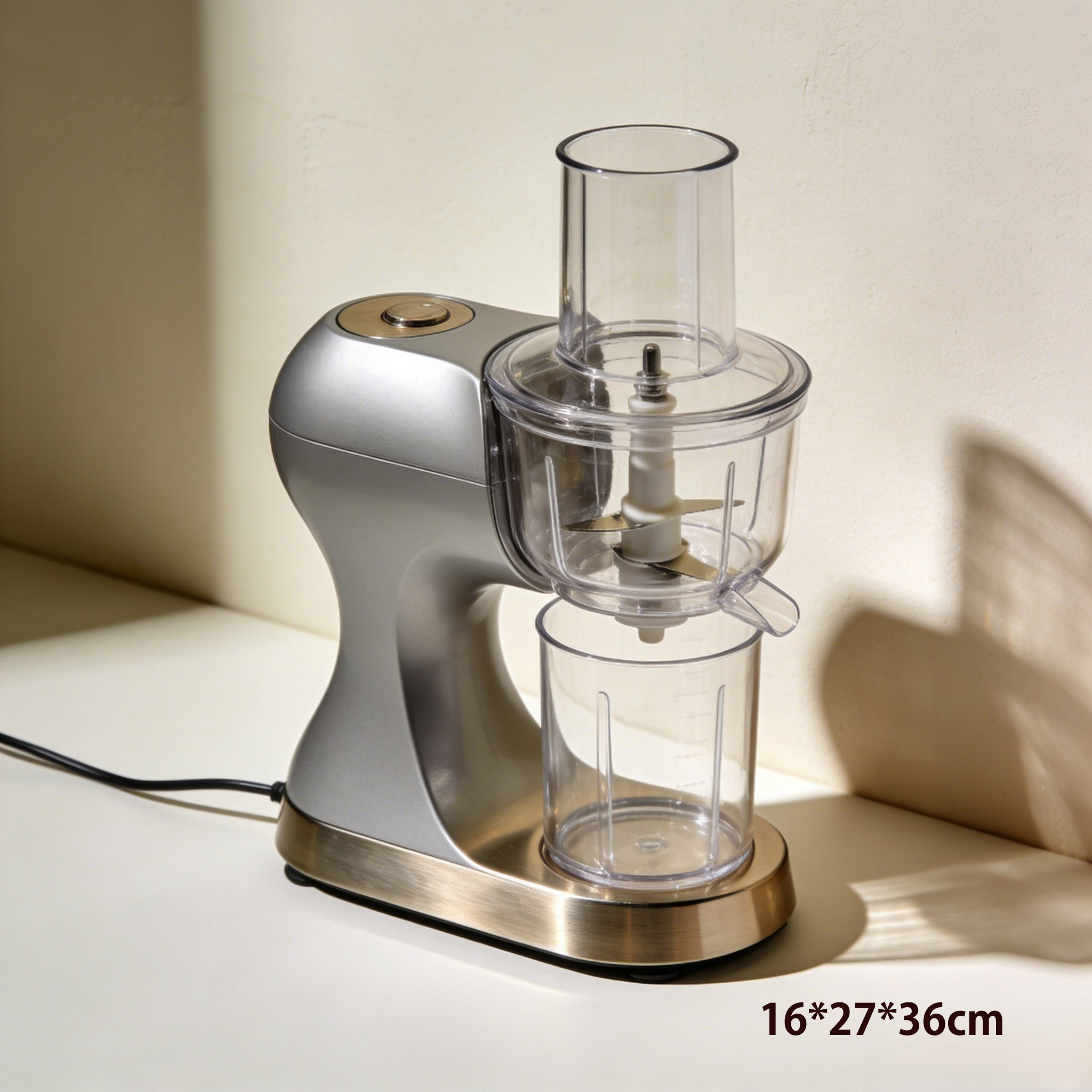 ジューサーの簡単操作ボタン