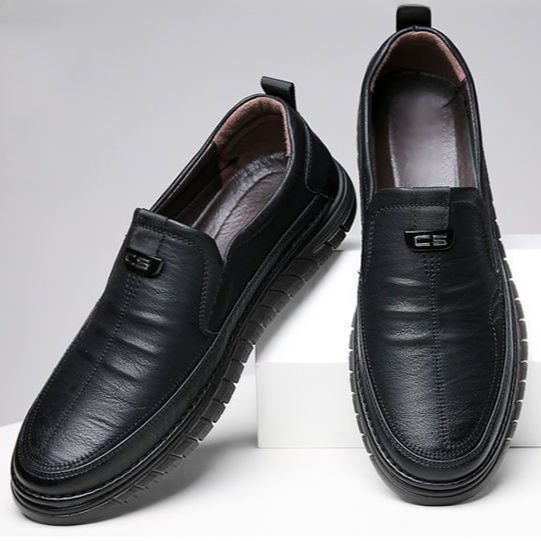 남성 드라이빙화 소프트 바닥 통풍 미끄럼 방지 구두 남성 캐주얼화 아빠 신발 중년 드라이빙화