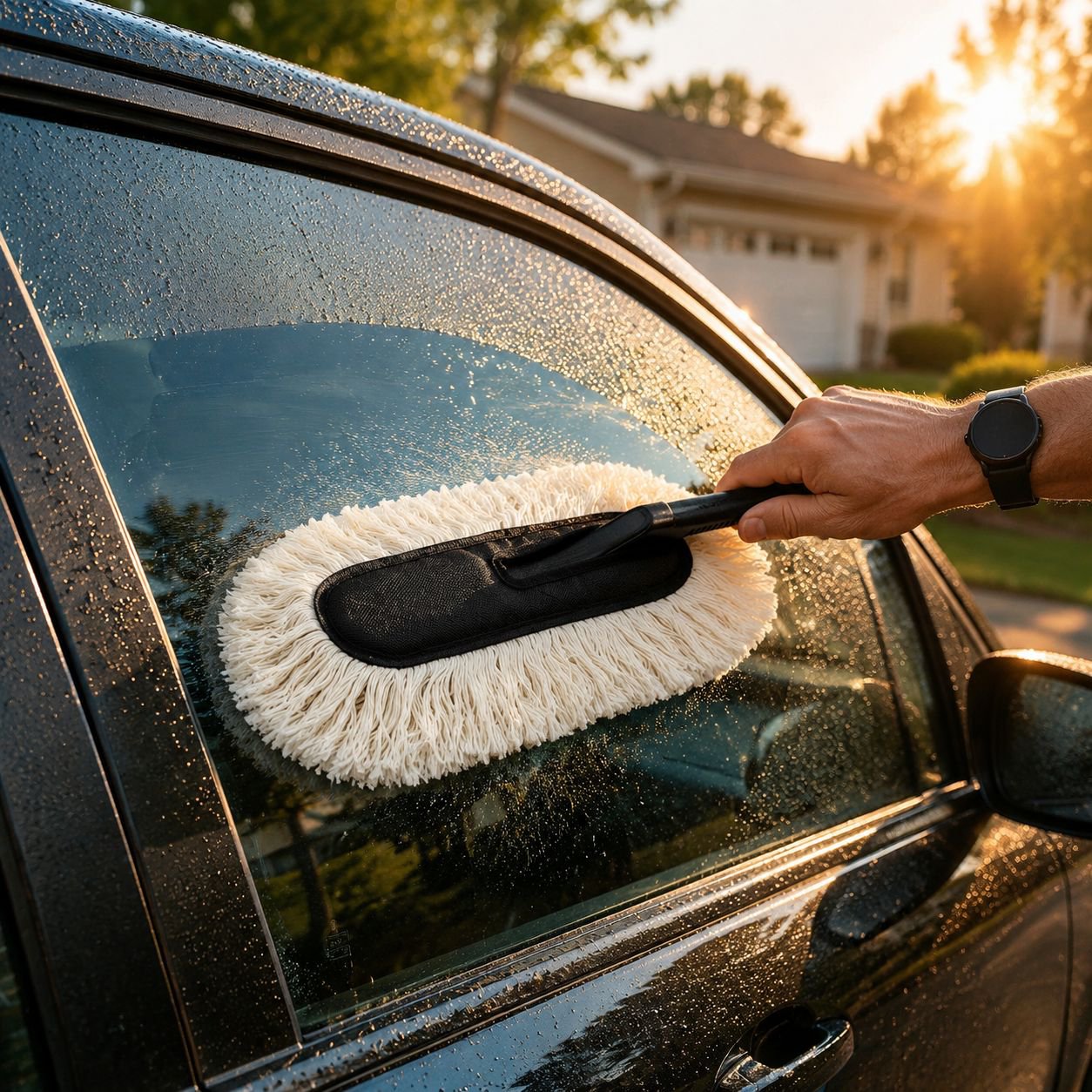 Soft Microfiber Mop Head for Scratch-Free Car Wash