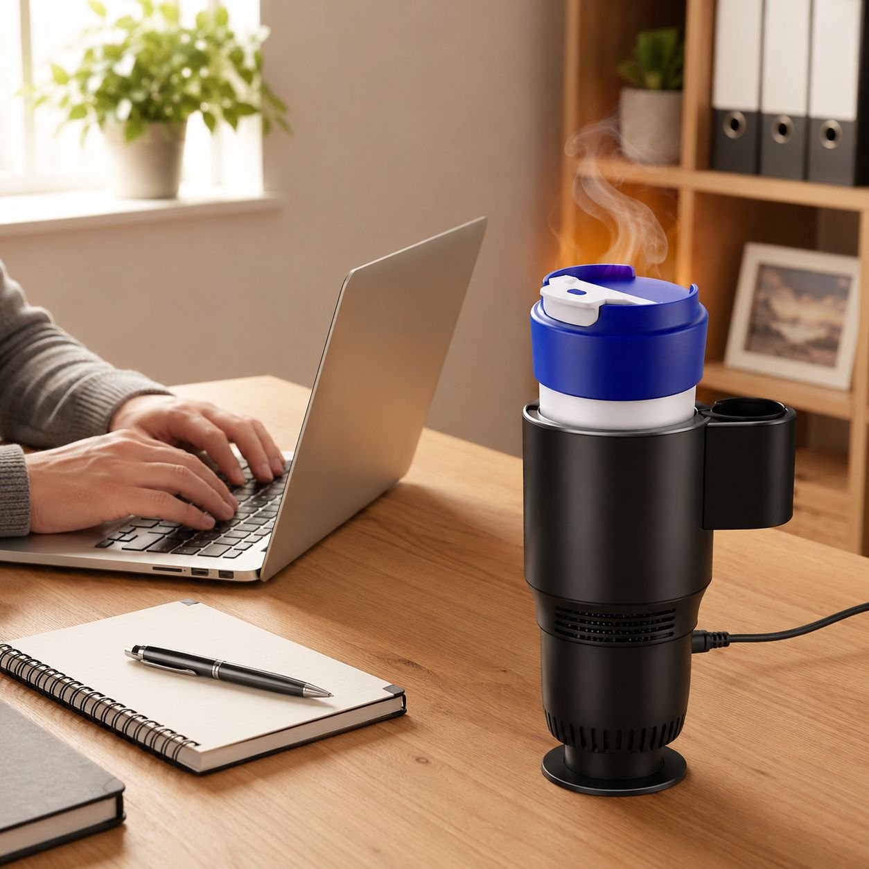 Beverage warmer and cooler for car commuters