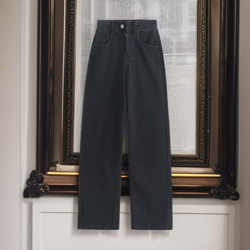 슬림핏 일자 청바지 디테일 클로즈업