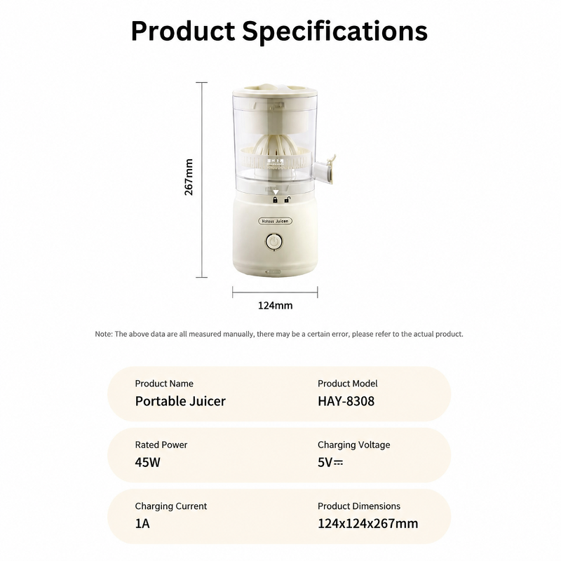 JMY-Multifunctional Fully Automatic Wireless Juicer
