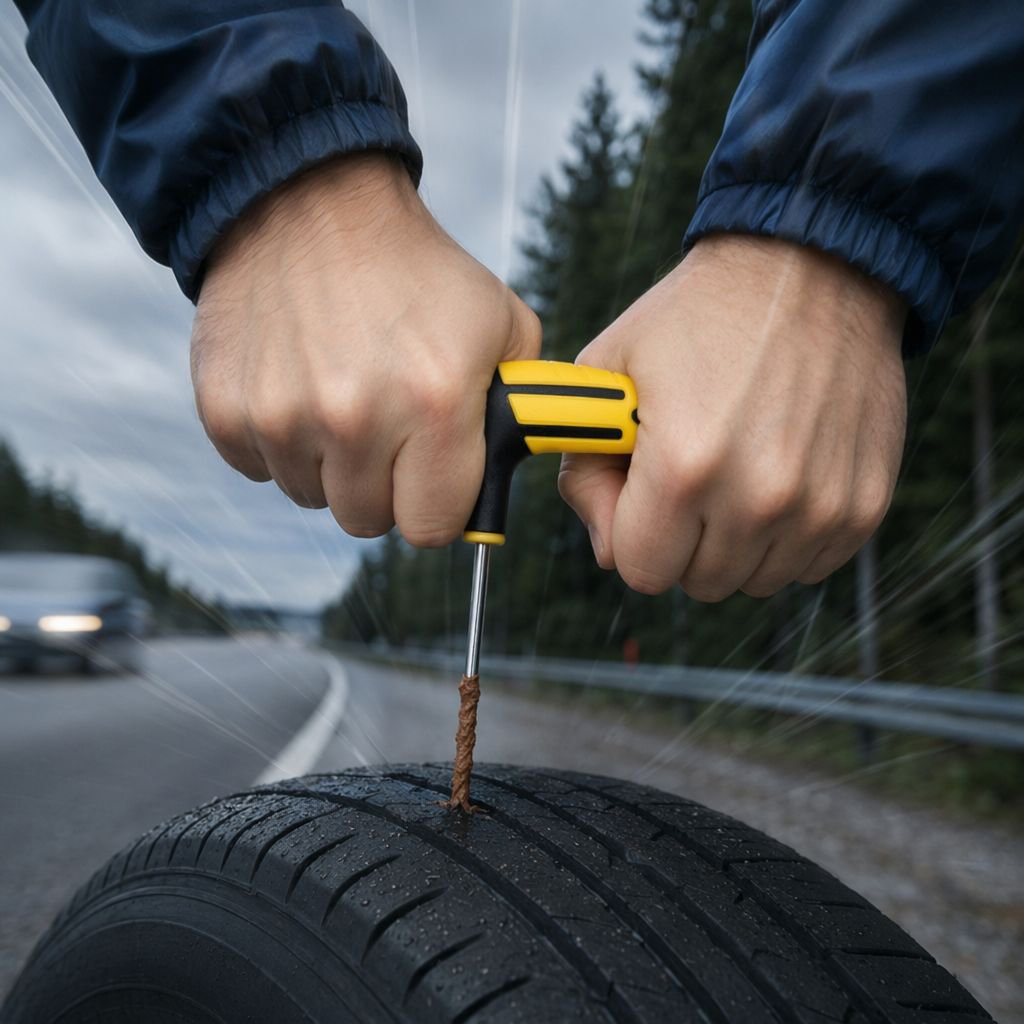 Auto Reifenreparaturset, speziell für Limousinen und schlauchlose Reifen
