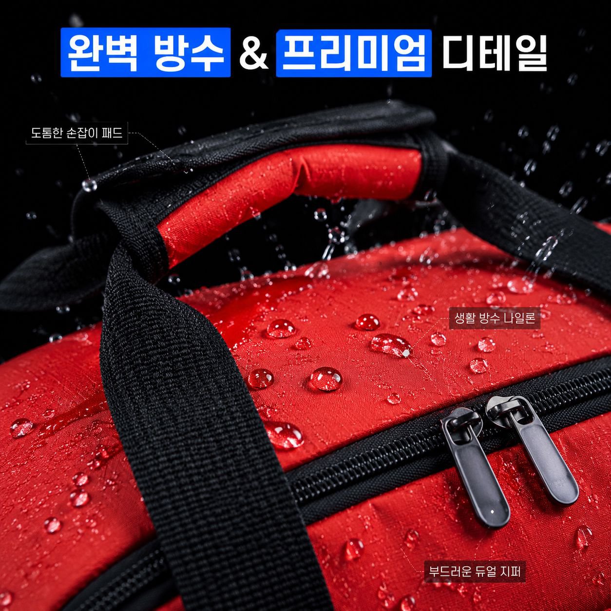 학생용 대용량 헬스 여행 가방 방수 건습 분리 짐 가방