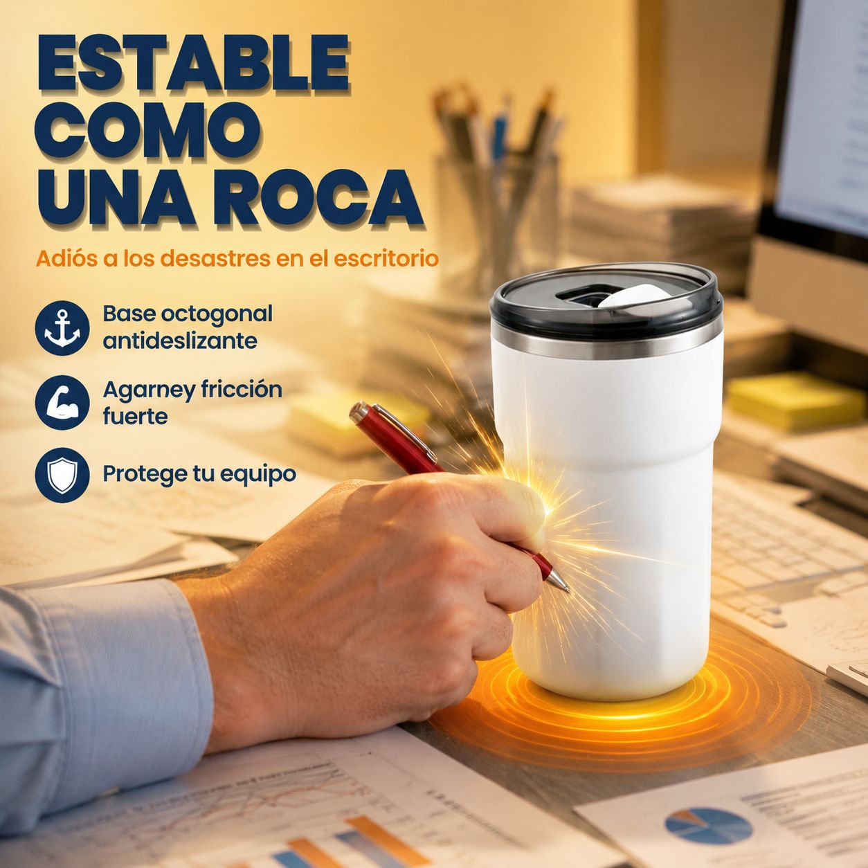 JMY-Vaso mezclador automático 3 en 1 con bandeja de hielo