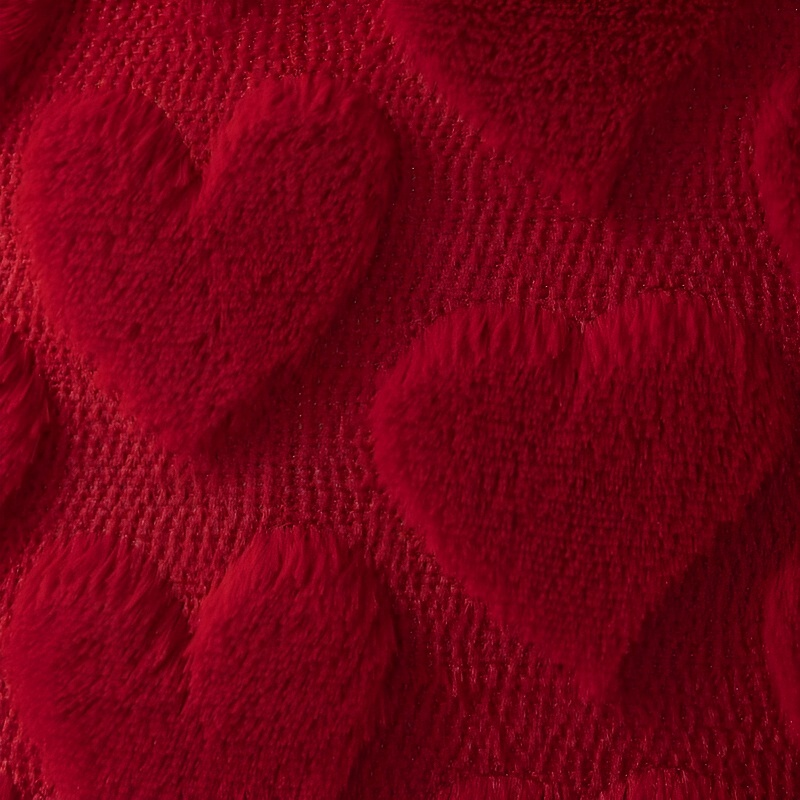 ハート型のベルベット枕カバー