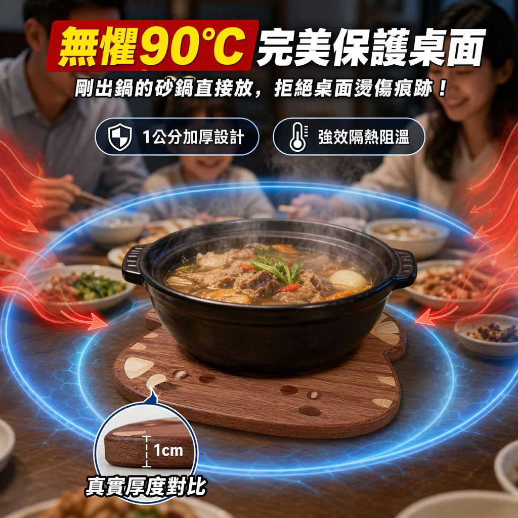 創意柴犬杯墊 木製餐廳咖啡杯托家居擺件