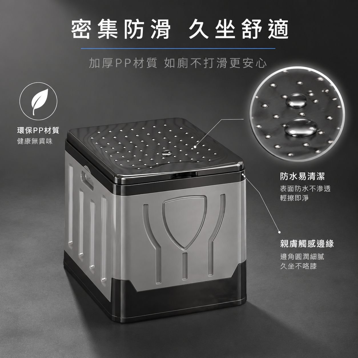 便攜式摺疊汽車專用馬桶，適合自駕使用